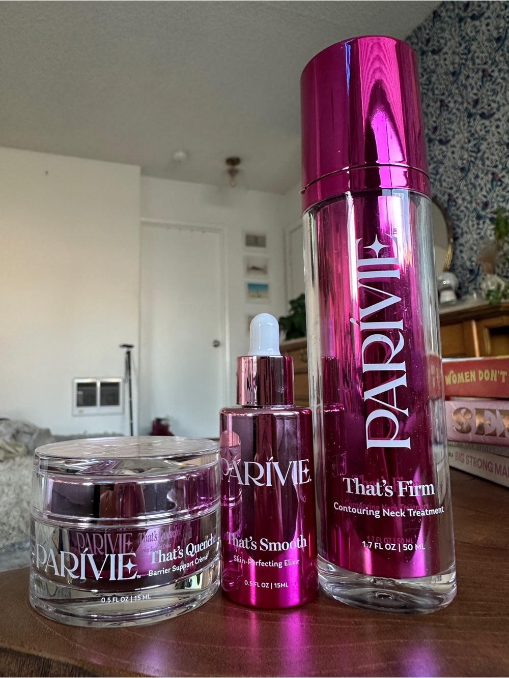 Parìvie Pink Skincare Trio - That's Firm, That's Smooth, That's Quench
